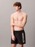 Black Medium Drawstring Swim Shorts - Intense Power  Men