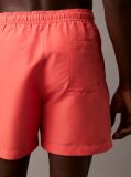 Red Medium Drawstring Swim Shorts - Intense Power  Men