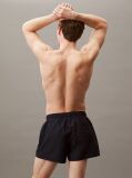 Blue Short Drawstring Swim Shorts - CK Monogram  Men