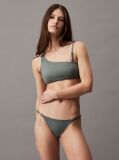 Green Bralette Bikini Top - CK Micro Belt  Women