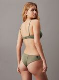 Green Brazilian Bikini Bottoms - CK Monogram  Women