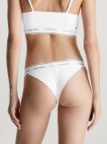 White Brazilian Bikini Bottoms - CK Meta Legacy  Women