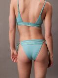 Green Tie Side Bikini Bottoms - CK Meta Legacy  Women