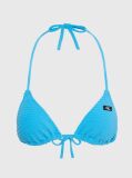 Blue Triangle Bikini Top - CK Monogram Rib  Women