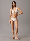 White Triangle Bikini Top - CK Wire  Women