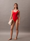 Red Low Back Swimsuit - Intense Power  Women