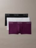 Multi 3 Pack Low Rise Trunks - Icon Cotton Stretch  Men