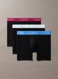 Black 3 Pack Boxer Briefs - Icon Cotton Stretch  Men