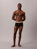 Black 3 Pack Low Rise Trunks - Microfibre Stretch  Men