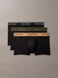 Black 3 Pack Low Rise Trunks - Microfibre Stretch  Men