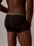 Black 3 Pack Low Rise Trunks - Microfibre Stretch  Men