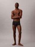 Black 3 Pack Low Rise Trunks - Microfibre Stretch  Men