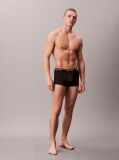 Black 3 Pack Low Rise Trunks - Microfibre Stretch  Men
