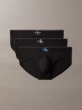Black Graphic Monogram Cotton Stretch Briefs  Men
