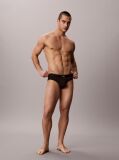 Black Graphic Monogram Cotton Stretch Briefs  Men