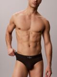 Black Graphic Monogram Cotton Stretch Briefs  Men
