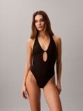 Μαύρο Ολόσωμο Μαγιό Plunge - CK Tailored  Γυναίκα
