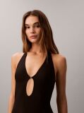 Μαύρο Ολόσωμο Μαγιό Plunge - CK Tailored  Γυναίκα