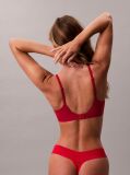 Red Low Rise Thong - Icon Logo Lace  Women