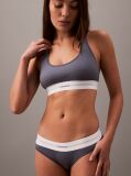 Grey Bralette - Cotton Modal Rib  Women