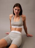 Grey Bralette - Cotton Modal Rib  Women