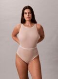 Μπεζ Κορμάκι Shapewear Μεσαίου Μήκους - Minimalist Mesh  Γυναίκα