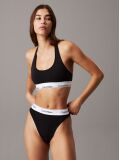 Black High Leg Tanga - Icon Cotton Modal  Women