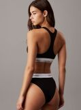 Black High Leg Tanga - Icon Cotton Modal  Women