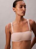 Beige Strapless Bandeau Bra - Perfectly Fit  Women