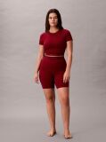 Κόκκινο Κοντομάνικο Τοπ - Icon Shapewear Logo  Γυναίκα
