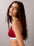 Κόκκινο Τριγωνικό Bralette Με Ελαφριά Επένδυση - Icon Cotton Modal  Γυναίκα