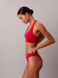 Red Unlined Bralette - Icon Cotton Modal  Women