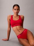 Red Unlined Bralette - Icon Cotton Modal  Women