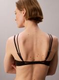 Μαύρο Σουτιέν Τρίγωνο Χωρίς Επένδυση - CK Black Floral Lace  Γυναίκα