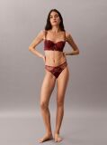 Κόκκινο Σουτιέν Balconette Με Ελαφριά Επένδυση - CK Black Floral Lace  Γυναίκα