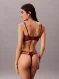 Κόκκινο Σουτιέν Balconette Με Ελαφριά Επένδυση - CK Black Floral Lace  Γυναίκα