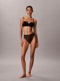 Black High Leg Thong - Icon Lace  Women