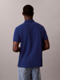 Blue Cotton Piqué Polo Shirt  Men