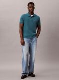 Πράσινο Polo T-Shirt Από Βαμβάκι Πικέ  Άνδρας