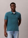 Πράσινο Polo T-Shirt Από Βαμβάκι Πικέ  Άνδρας