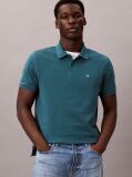 Πράσινο Polo T-Shirt Από Βαμβάκι Πικέ  Άνδρας