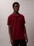 Κόκκινο Polo T-Shirt Από Βαμβάκι Πικέ  Άνδρας