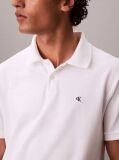 White Cotton Piqué Polo Shirt  Men
