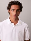 White Cotton Piqué Polo Shirt  Men