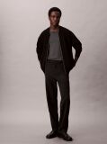 Black Long Sleeve Tech Knit Bomber  Men
