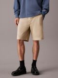 Μπεζ Chino Βερμούδα Από Μαλακό Twill  Άνδρας