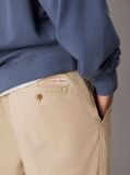 Μπεζ Chino Βερμούδα Από Μαλακό Twill  Άνδρας