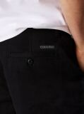 Μαύρο Chino Βερμούδα Από Μαλακό Twill  Άνδρας