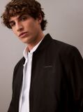 Black Relaxed Bomber Jacket  Men