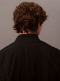 Black Relaxed Bomber Jacket  Men